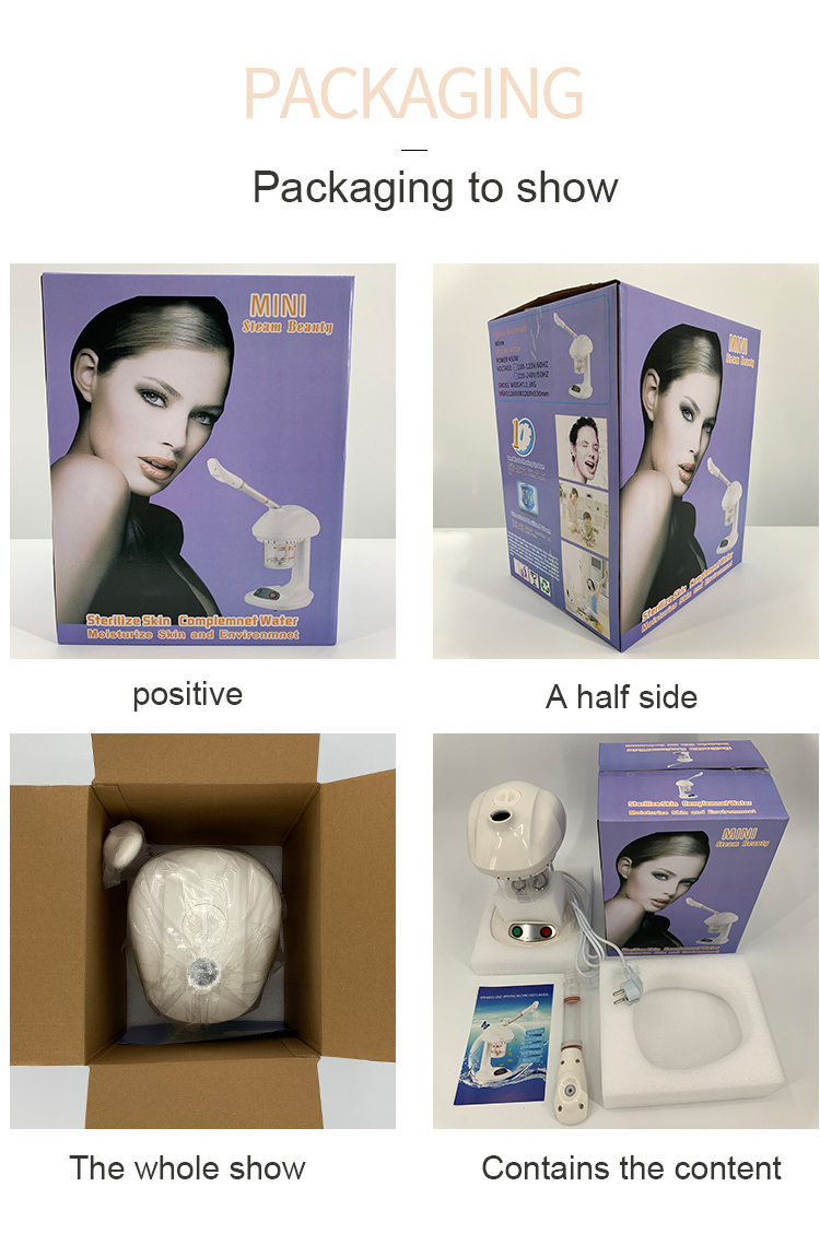 Φορητό βαπέρ αισθητικής Port F-100C με θερμό ατμό & όζον. Ιδανικό για καθαρισμό προσώπου, άνοιγμα πόρων & επαγγελματικές θεραπείες ομορφιάς σε ινστιτούτα & κατ’ οίκον χρήση.