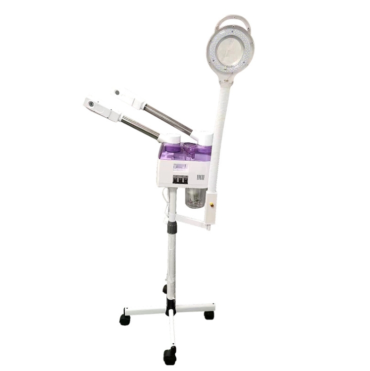 3 in 1 Facial Steamer Hot and Cold Steam με 8X LED Μεγεθυντικό Φακό, Όζον, Νανοϊονιστή, Υγραντήρα, Αρωματοθεραπεία και Ατμοποιητή